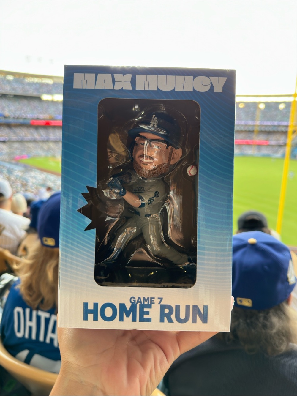 Max Muncy "Game 7 Home Run" Bobblehead - Blue/White